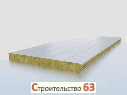 Стеновая трехслойная сэндвич-панель 50мм с видимым креплением Z-LOCK 50мм